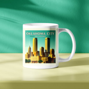 Vintage Oklahoma City Oklahoma Kaffeetasse