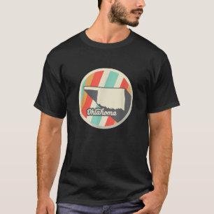 Vintage Oklahoma OK Heimatstaat Retro Türkis Gesch T-Shirt