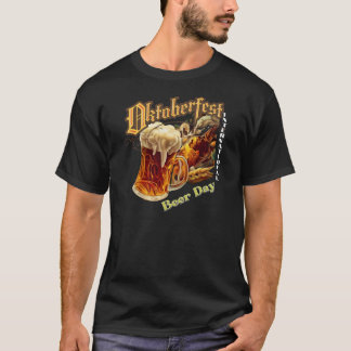 Vintage-Oktoberfest-Biertag T-Shirt