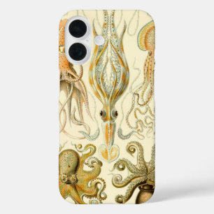 Vintage-Oktopus-Tintenfisch-Gamochonia von Ernst H iPhone 16 Hülle