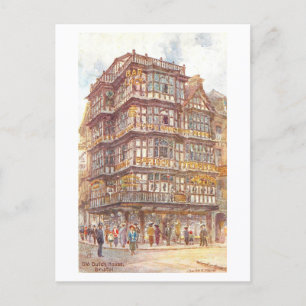 Vintage Old Dutch House, Bristol Postkarte