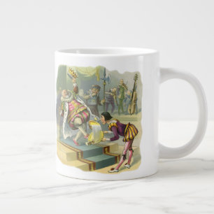 Vintage Old King Cole Kinderreim Gedicht Lied Jumbo-Tasse