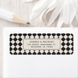 Vintage Old Money Preppy Wedding Return Address