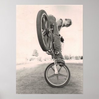 Vintage Old School BMX Poster