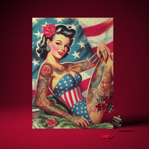 Vintage Old School Tattoo Pin Up