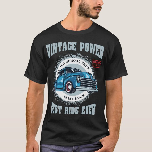 Vintage old truck friends T-Shirt (Vorderseite)