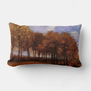 Vintage-Ölgemälde - Herbstlandschaft Lendenkissen
