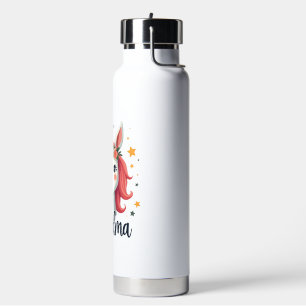 Vintage Oma Einhorn Blumenkrone Süße Magische Trinkflasche
