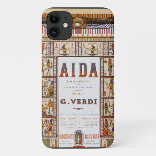 Vintage Opernmusik, ägyptische Aida von Verdi iPhone 11 Hülle