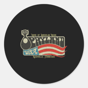 Vintage Opryland USA 1972 Tennessee 70er Jahre Spe Runder Aufkleber