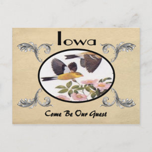 Vintage-Optik alte Postkarte Iowa State