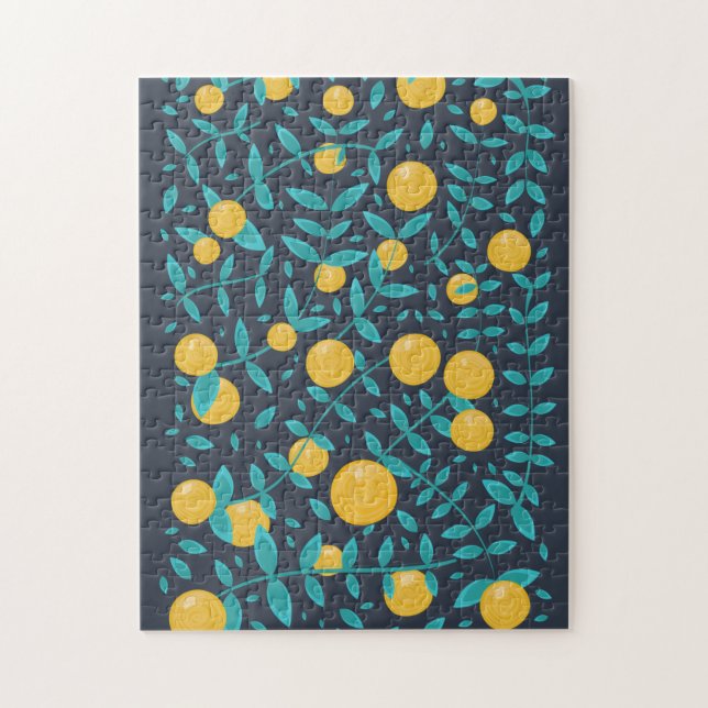 Vintage Orange Frucht (Vertikal)