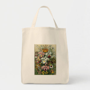 Vintage Orchideen Tragetasche