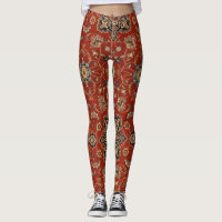 Vintage orientalische persische Wolldecke-Leggings