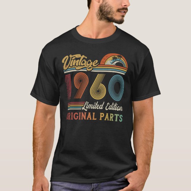 Vintage Originalteile von 1960, limitiert T-Shirt (Vorderseite)
