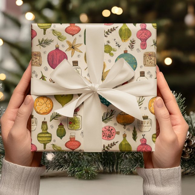 Vintage-Ornament-Muster Geschenkpapier (Von Creator hochgeladen)