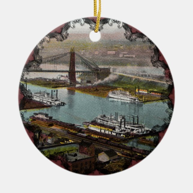 Vintage Ornament Pittsburgh 1800 (Vorne)