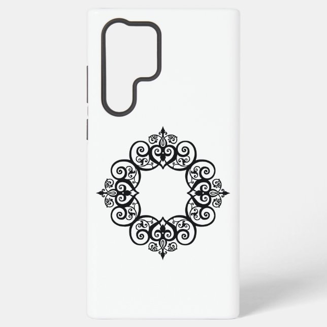 Vintage Ornamental Frame Samsung Galaxy Hülle (Rückseite)