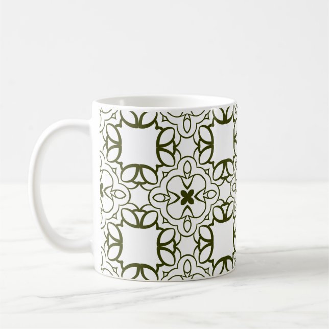 Vintage ornamental seamless pattern. abstract, ara kaffeetasse (Links)