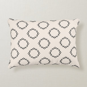 Vintage ornamental seamless pattern. Black and whi Dekokissen