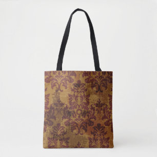 Vintage Ornamente, barocke Rokoko-Textur. Tasche