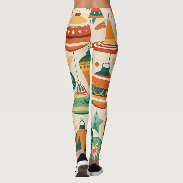 Vintage Ornamente Leggings (Rückseite)