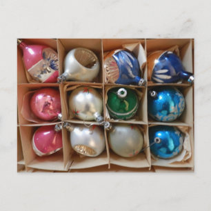 Vintage Ornamente Weihnachten Foto Rosa Silber Bla