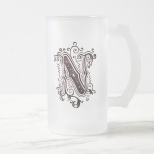 Vintage Ornamentik "N" - Tasse