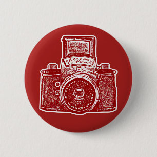 Vintage ostdeutsche Kamera II - Maroon Button