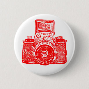Vintage ostdeutsche Kamera - Rot Button
