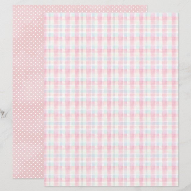 Vintage Oster Hintergrund Scrapbook Papier (Vorne/Hinten)