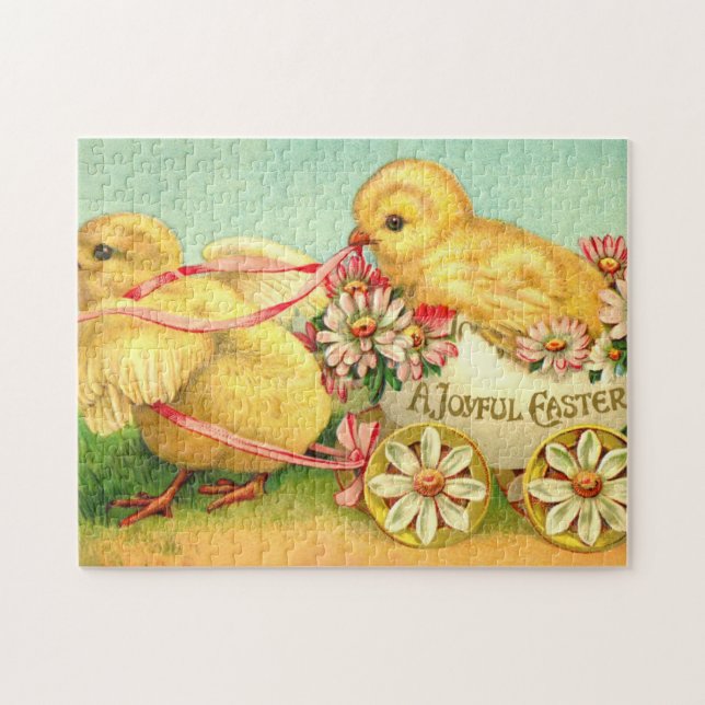 Vintage Ostereier Kichtentransporte Blume (Horizontal)