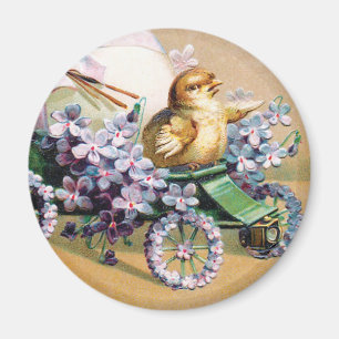 Vintage Ostereier Kick Blume Magnet
