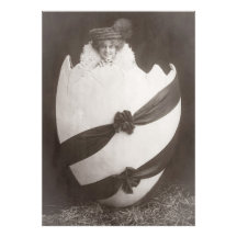 Vintage Ostereierdame