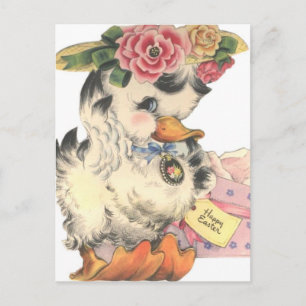 Vintage Osterente Feiertagspostkarte