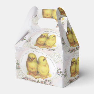 Vintage Osterhühner, Süßwarenschachtel Geschenkschachtel