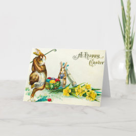 Vintage Osterkarte Feiertagskarte