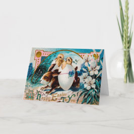 Vintage Osterkarte Feiertagskarte