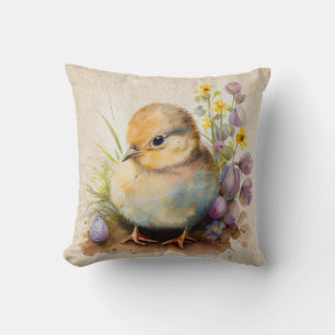 Vintage-Osterküken Kissen