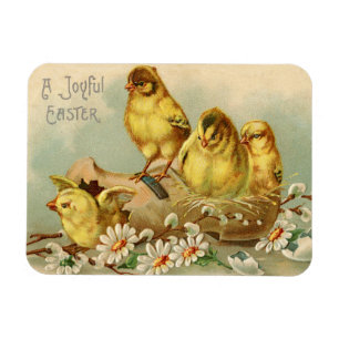 Vintage Osterküken Magnet