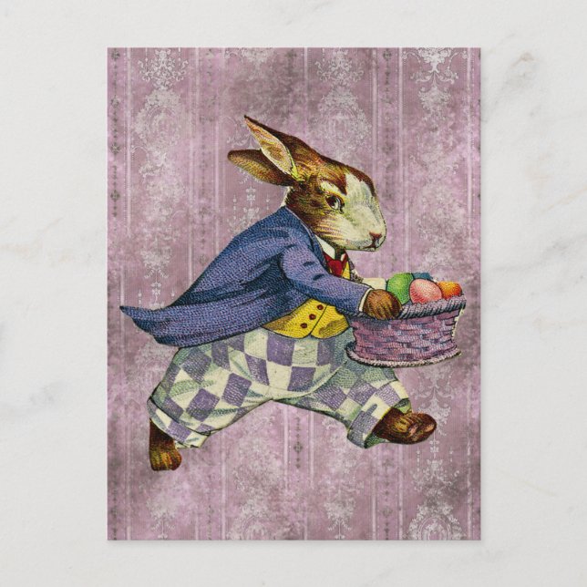 Vintage Ostern Postkarte (Vorderseite)