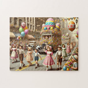 Vintage-Osterparade Retro-Frühlingsfeier