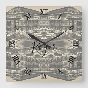 Vintage Österreich Wiener Staatsoper große Uhr