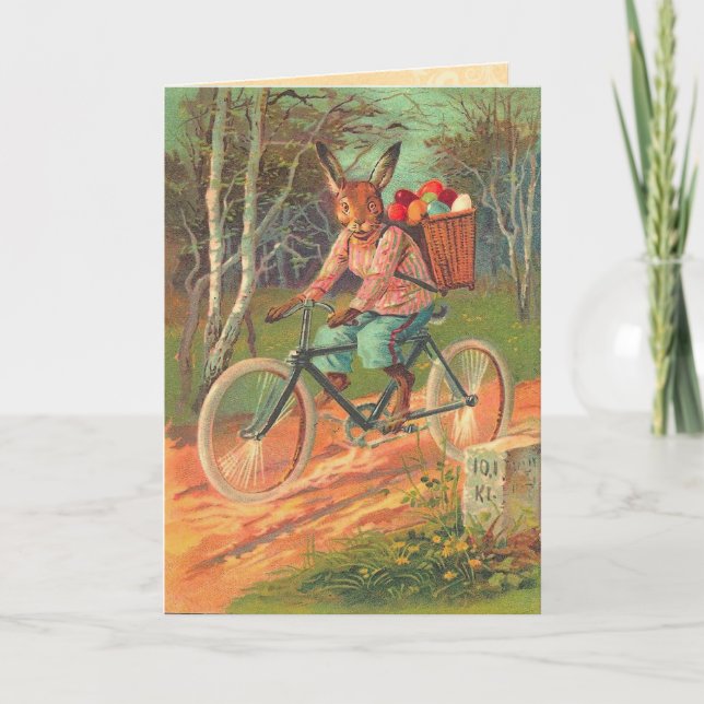 Vintage Ostersonnkarte Feiertagskarte (Vorderseite)