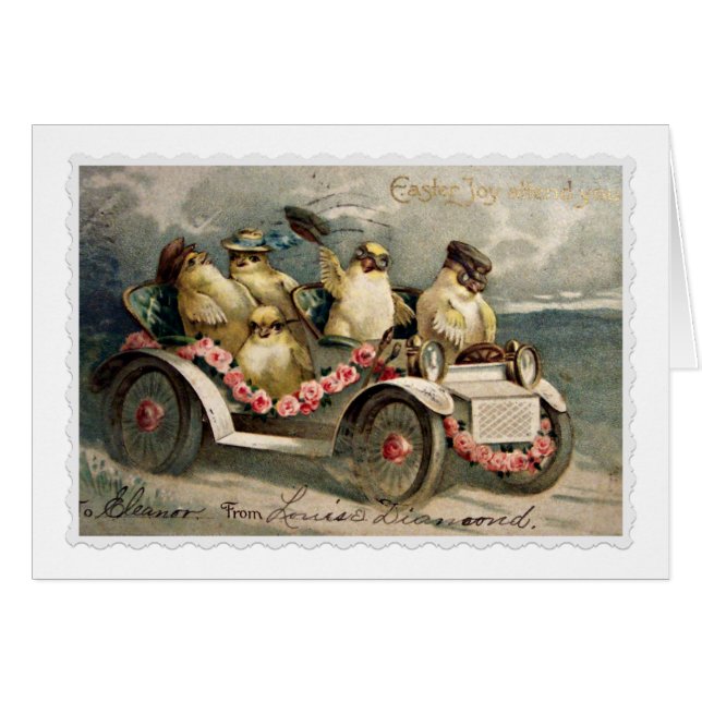 Vintage Osterstäbchen (Vorderseite (Horizontal))