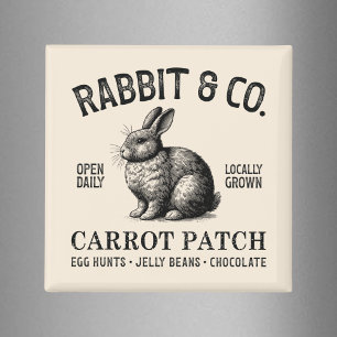 Vintage Osthase  Magnet