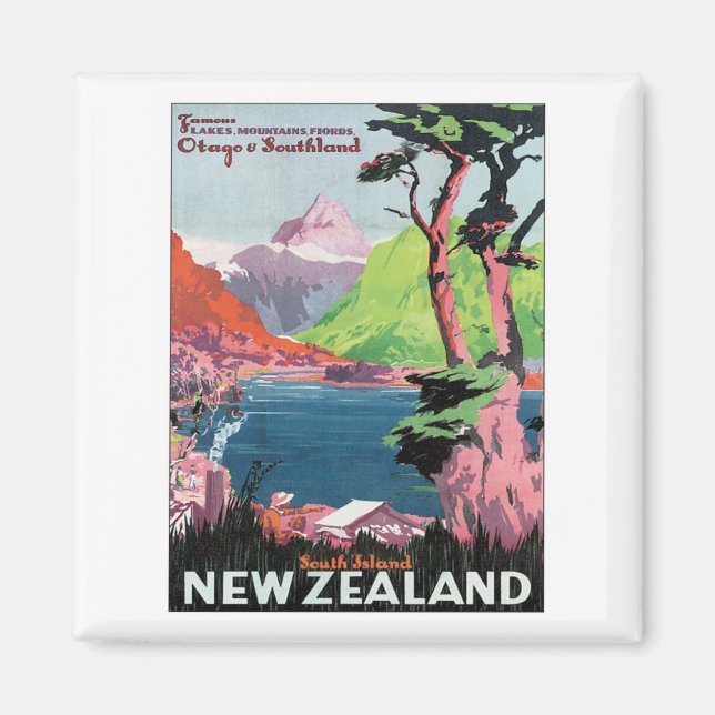 Vintage Otago Magnet (Vorne)