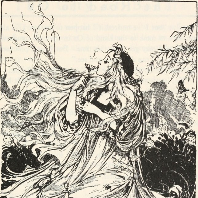 Vintage Oz Art Nouveau Goddess "Polychrome" T-Shirt (Von Creator hochgeladen)