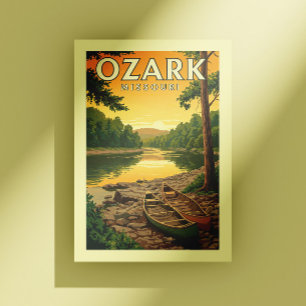 Vintage Ozark Missouri Postkarte