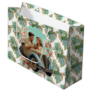 Vintage Paar  Große Geschenktüte